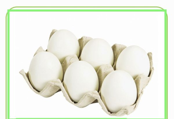 تخم مرغ بسته 6 عددی