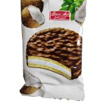 بیسکویت روکش کاکائو با طعم نارگیل شیرین عسل وزن 25 گرم